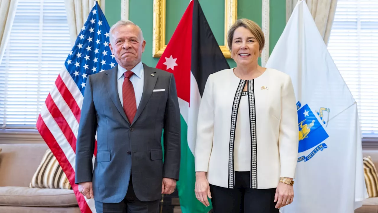 Massachusetts Governor Welcomes King Abdullah II of Jordan for Trade Talks