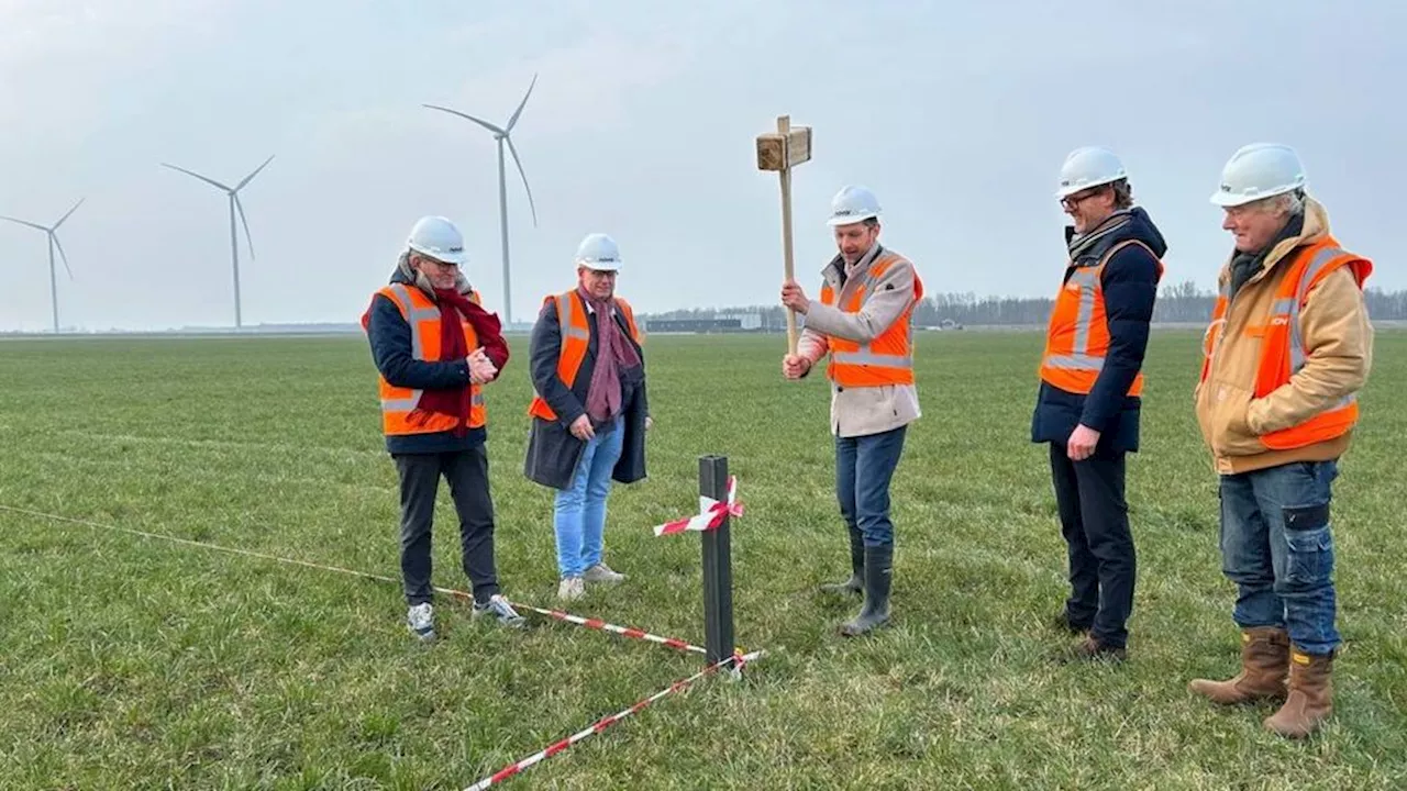 Bouw grootste zonnepark van Nederland in Groningen van start