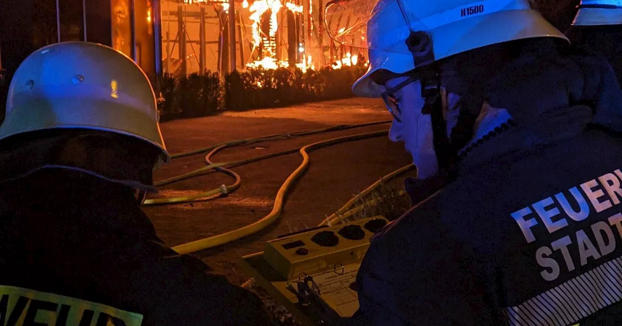 Großbrand in Brakel