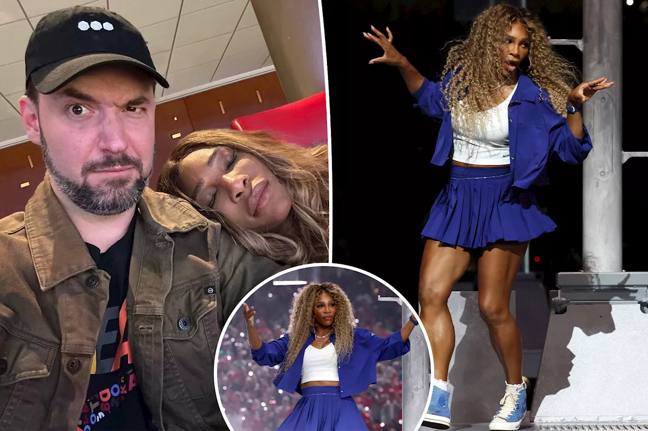 Alexis Ohanian, Serena Williams' husband and Reddit co-founder, reacts to her Super Bowl cameo