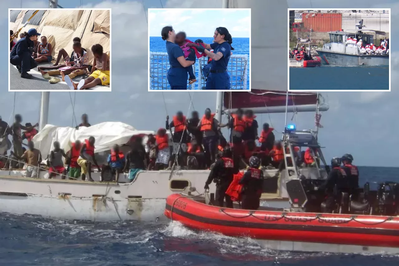 Coast Guard intercepts 'overloaded' boat filled with migrants, ships them straight back home