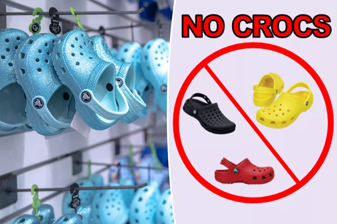 Crocs Banned in Dozens of US Schools Over Safety Concerns