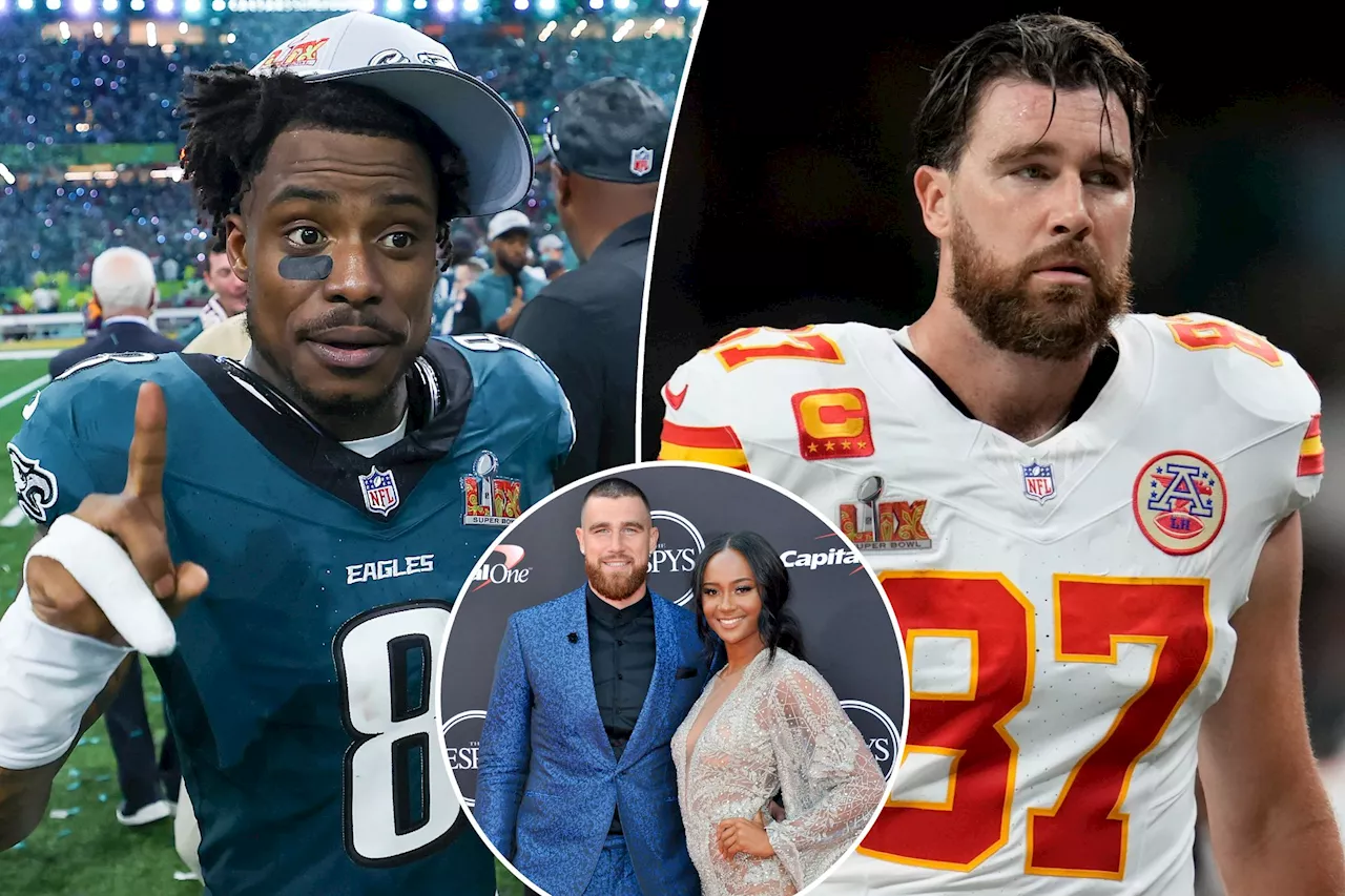 Eagles' C.J. Gardner-Johnson posts crude message to Travis Kelce in Super Bowl 2025 taunt