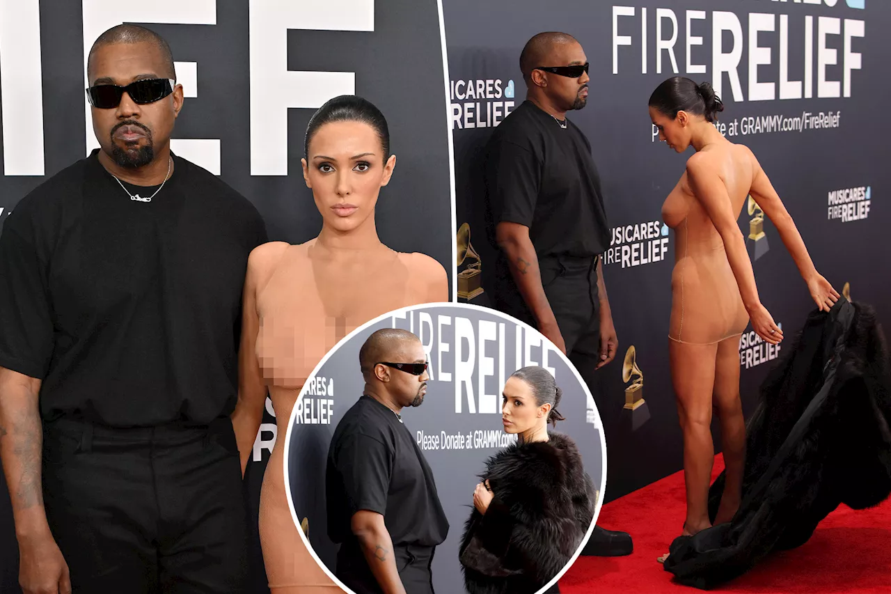 Kanye West and Bianca Censori's Shocking Grammys Stunt Sparks Concern