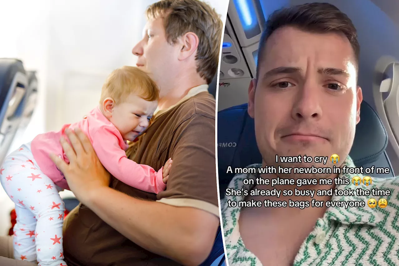 New Mom's Thoughtful Care Packages Elicit Emotional Reactions From Fellow Passengers