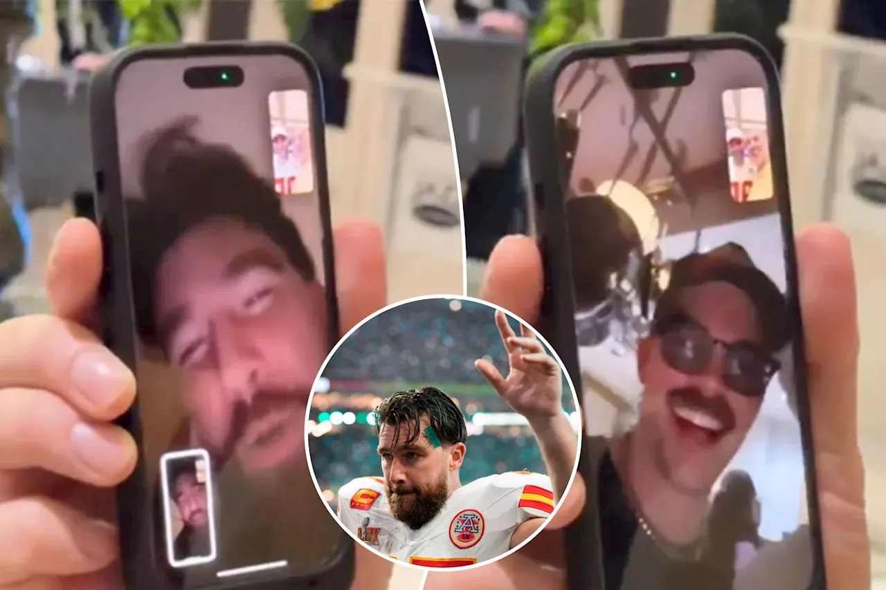 Travis Kelce's surprise FaceTime call after Super Bowl 2025 loss to Eagles