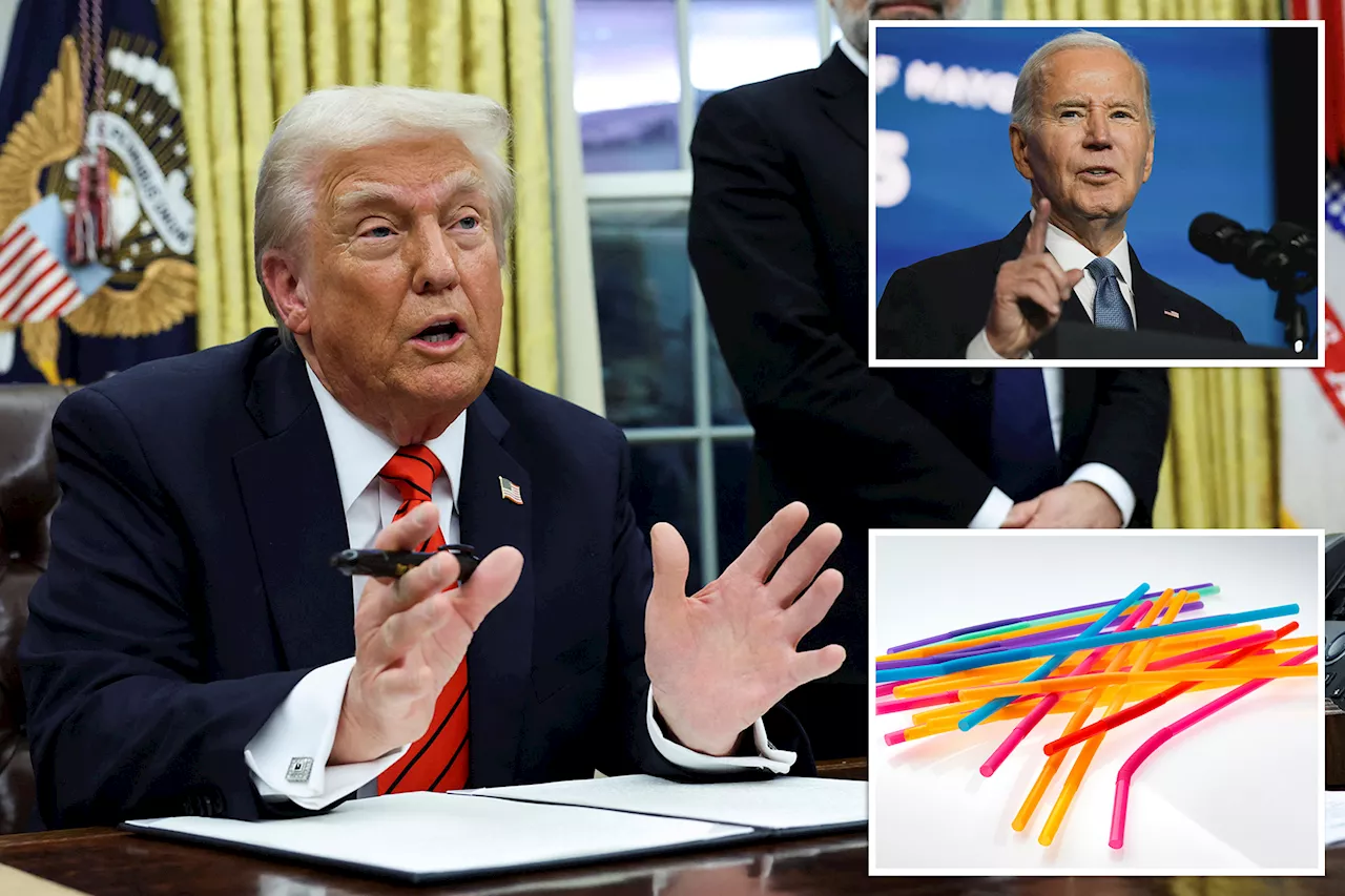 Trump Reverses Biden's Plastic Straw Ban, Favors Return to Plastic