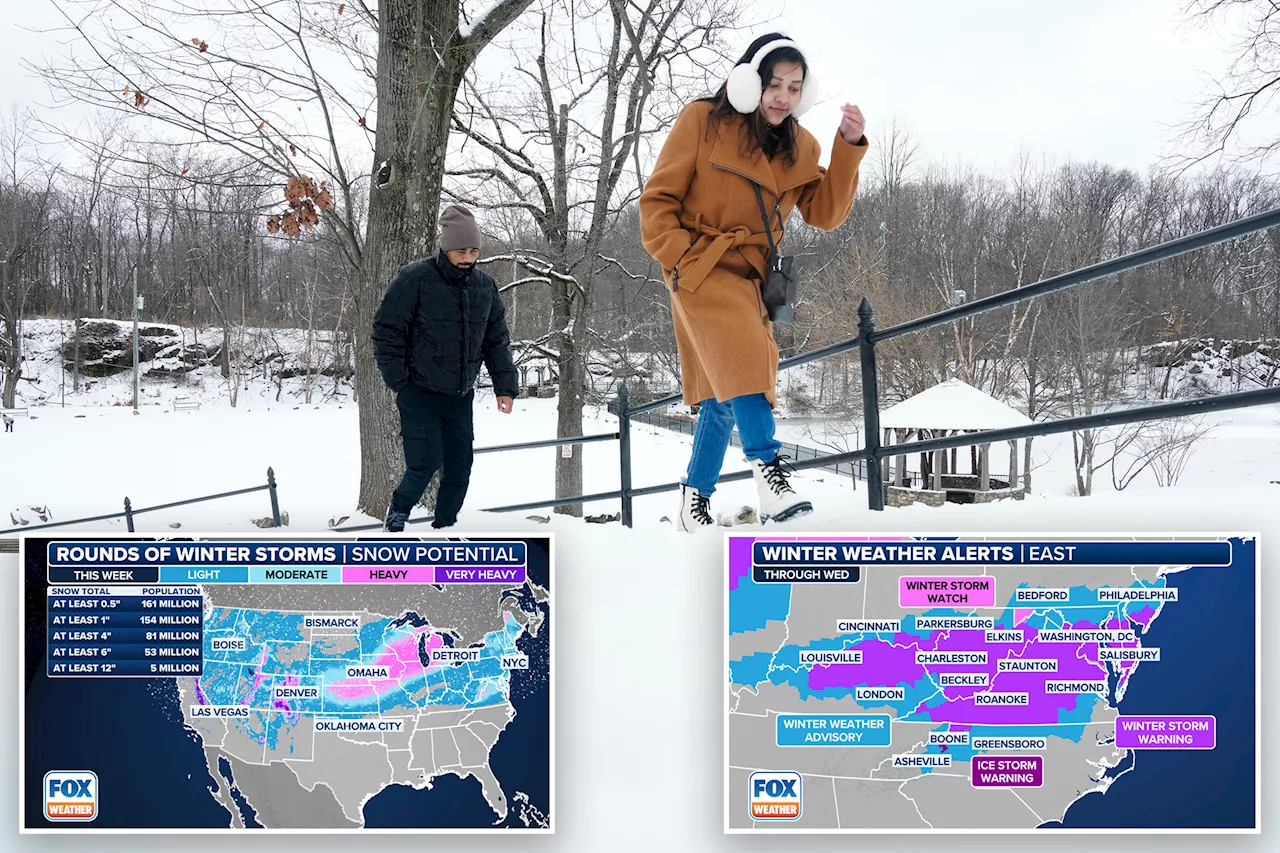 Winter Storm to Bring Heavy Snow and Ice to Mid-Atlantic, Millions Under Alerts