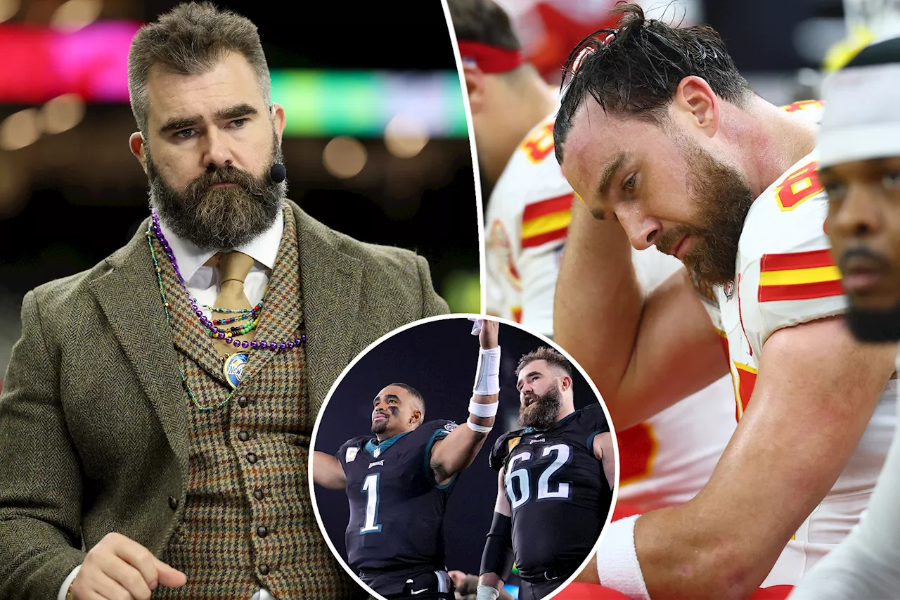 Jason Kelce Navigates Emotional Rollercoaster After Eagles' Super Bowl Victory Over Brother Travis