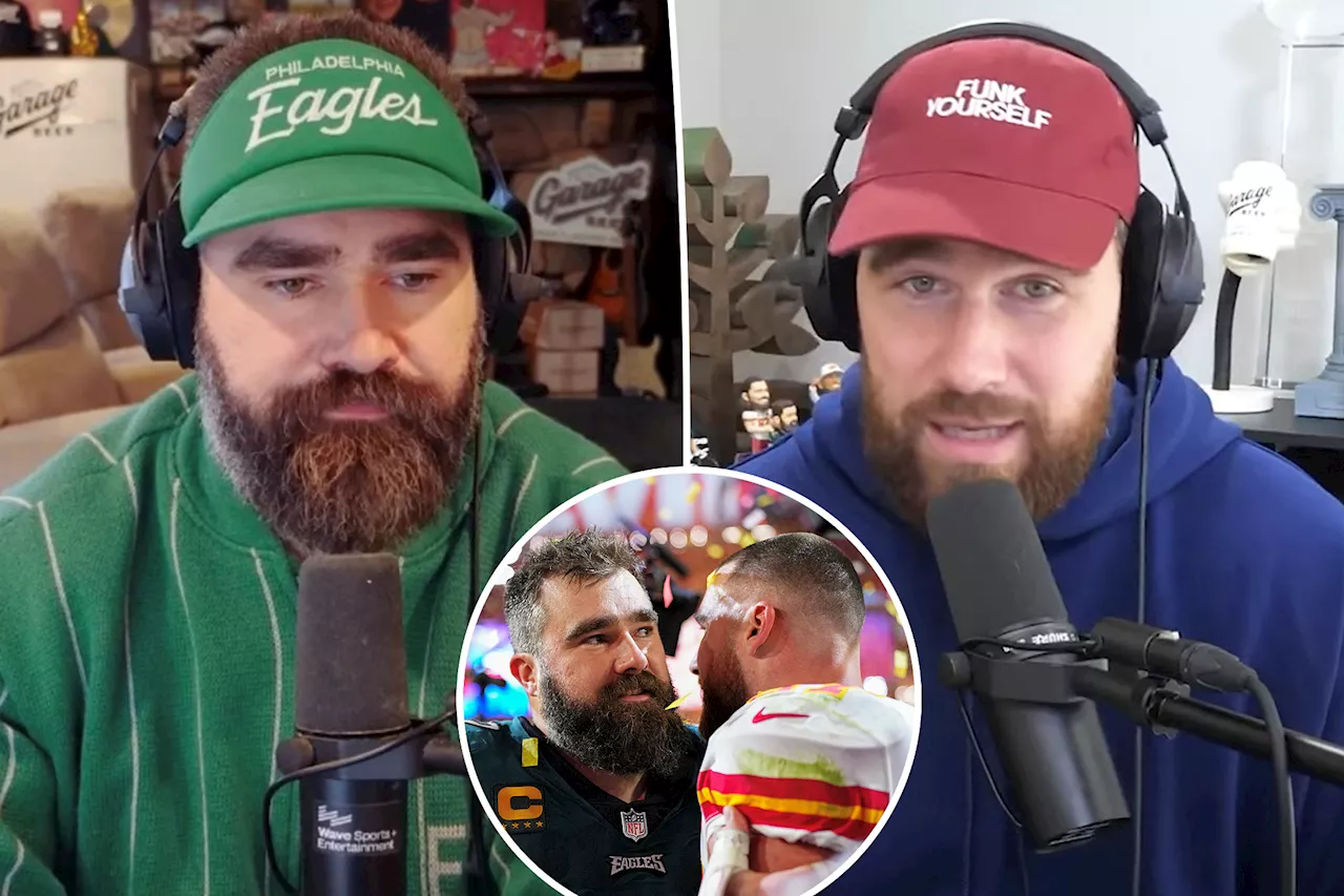 Jason Kelce says he and Travis went months 'without talking to each other' before starting 'New Heights' podcast