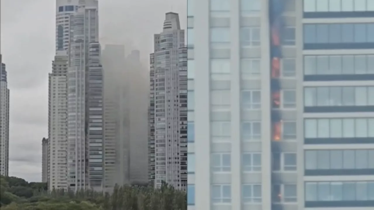 Se incendió un edificio de Puerto Madero: qué se sabe hasta ahora