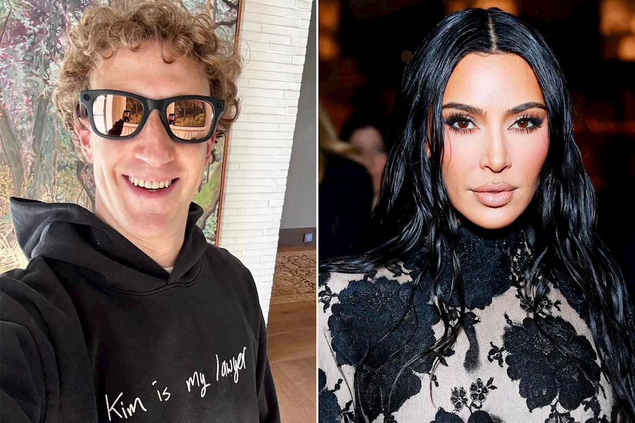 Kim Kardashian's Lawyer Hoodie Gift from Mark Zuckerberg