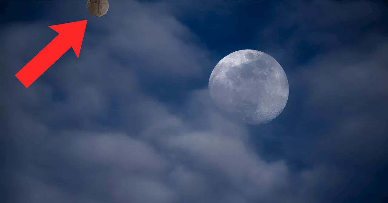 Photographer's Moon Photo Creates UFO Speculation, Turns Out to Be AI Artifact