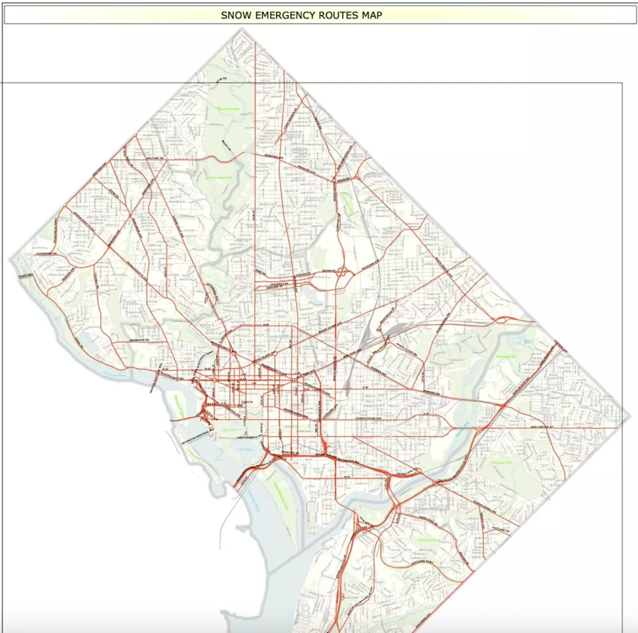 Snow Emergency and Cold Weather Alert Issued for Washington, DC