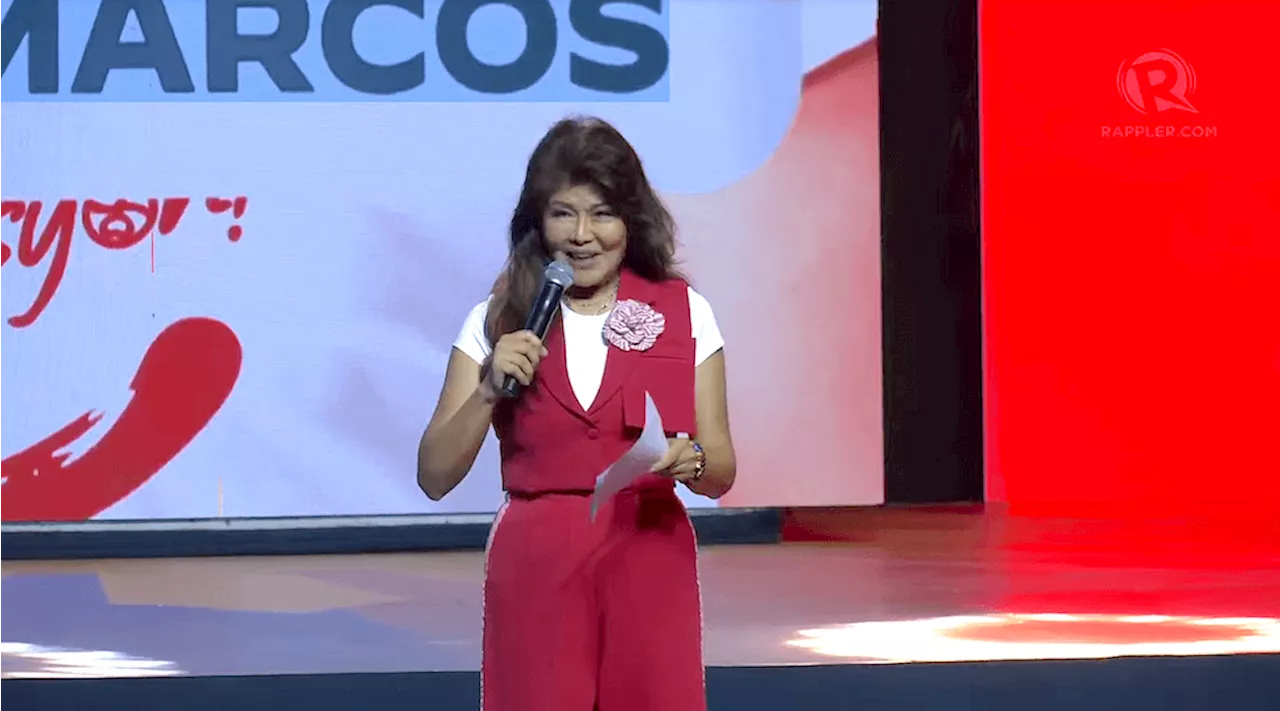 ‘Marcos ako’: Reelectionist Imee refutes family feud claims at start of 2025 campaign