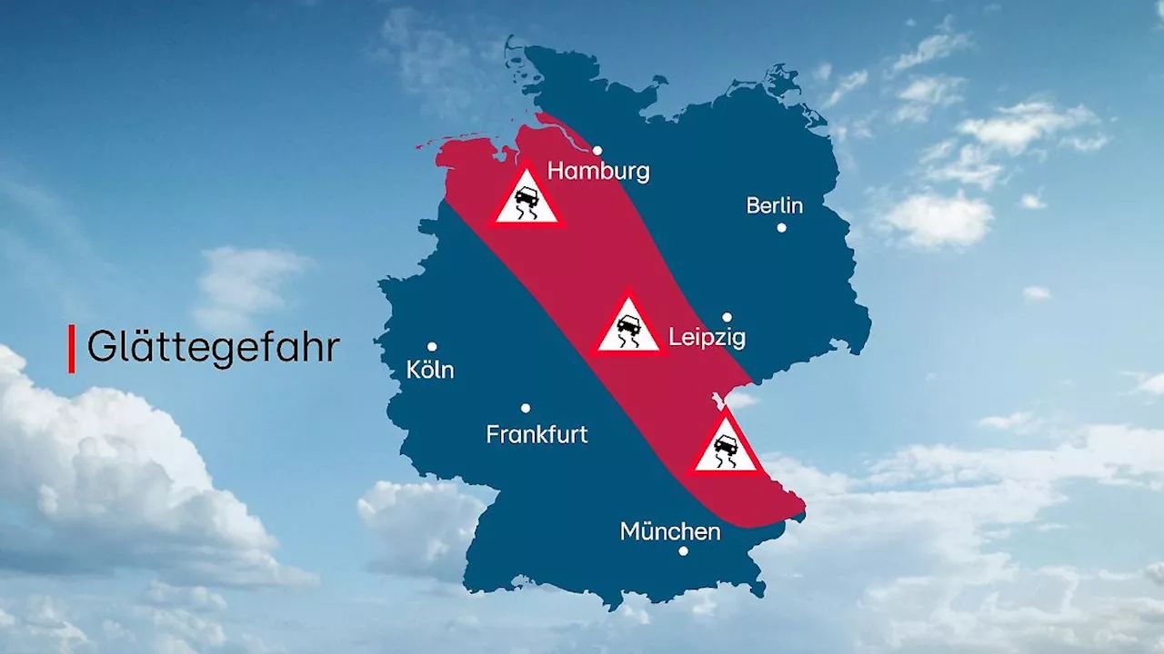 Gefährlicher Glatteisstreifen in Deutschland: Neue Winterphase mit Schnee und gefrierendem Regen