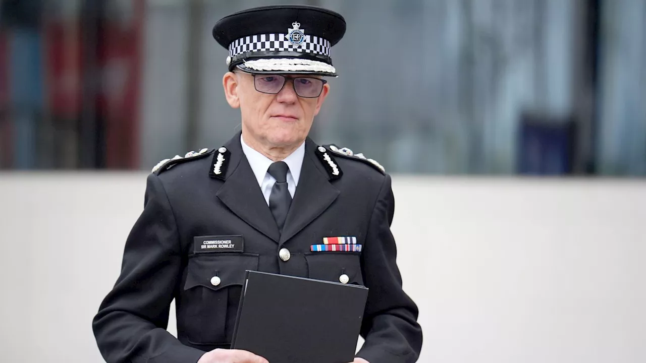 Met Police Chief Says Ruling Leaves Policing in 'Hopeless Position' as Officers Can't Be Sacked Over Vetting Removal