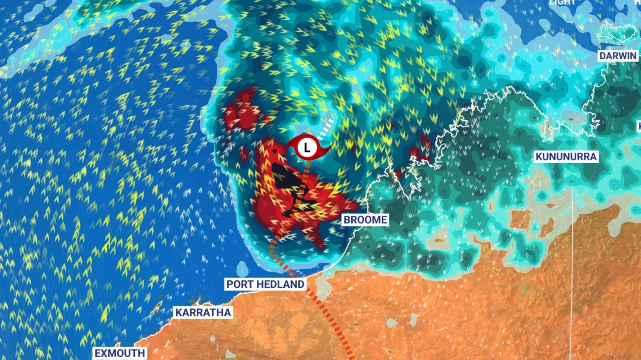 Tropical Cyclone Risk Looms Over Western Australia