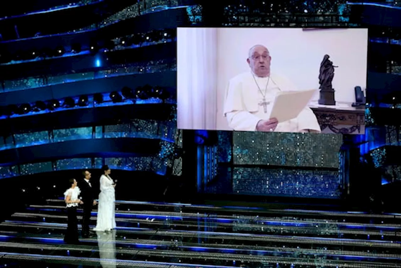 Messaggio del Papa a Sanremo: 'La musica è strumento di pace'
