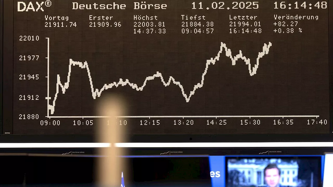 Rekordhoch des deutschen Leitindex: Dax überschreitet erstmals 22.000 Punkte