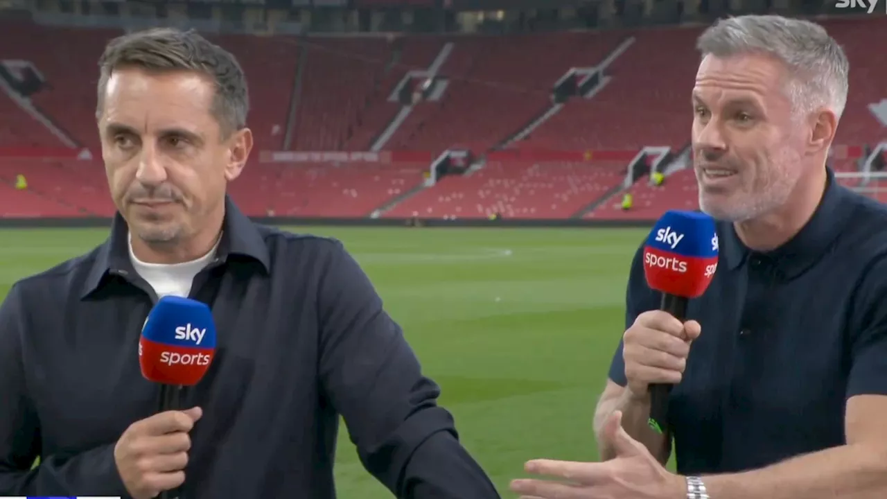 Gary Neville left Jamie Carragher stunned as he named only two world class players he played with at Man Utd