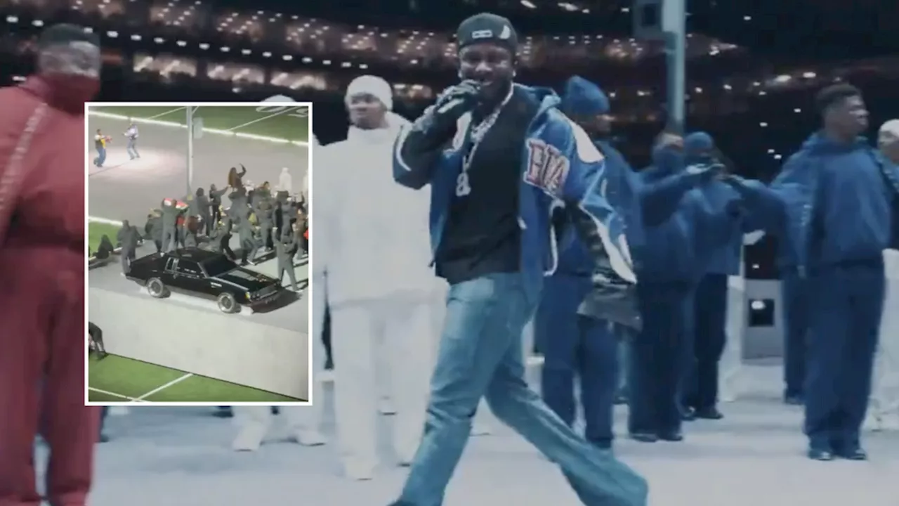 Kendrick Lamar Super Bowl Dancer Banned For Life After 'Gaza' Flag Protest