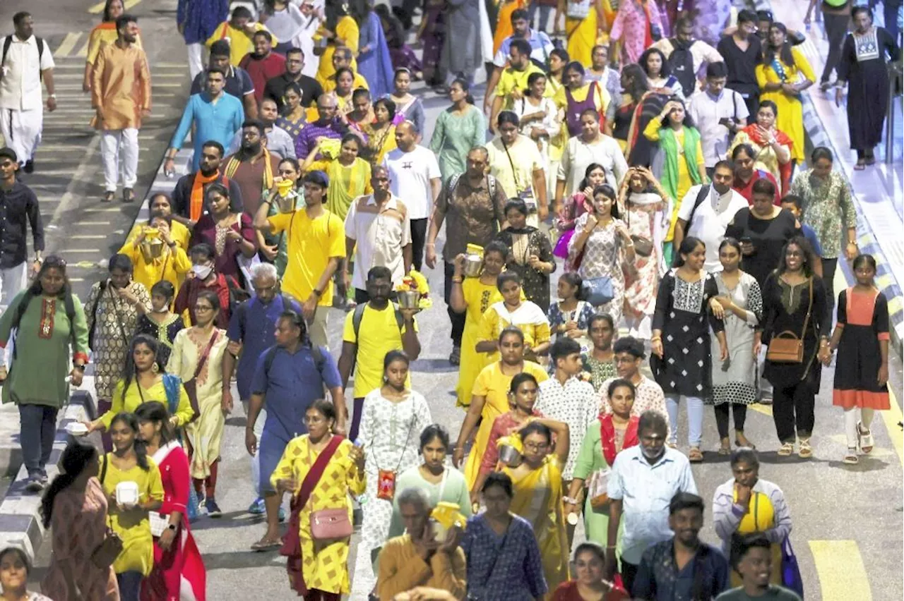 Photo Gallery: Thousands of devotees throng Batu Caves as Thaipusam dawns