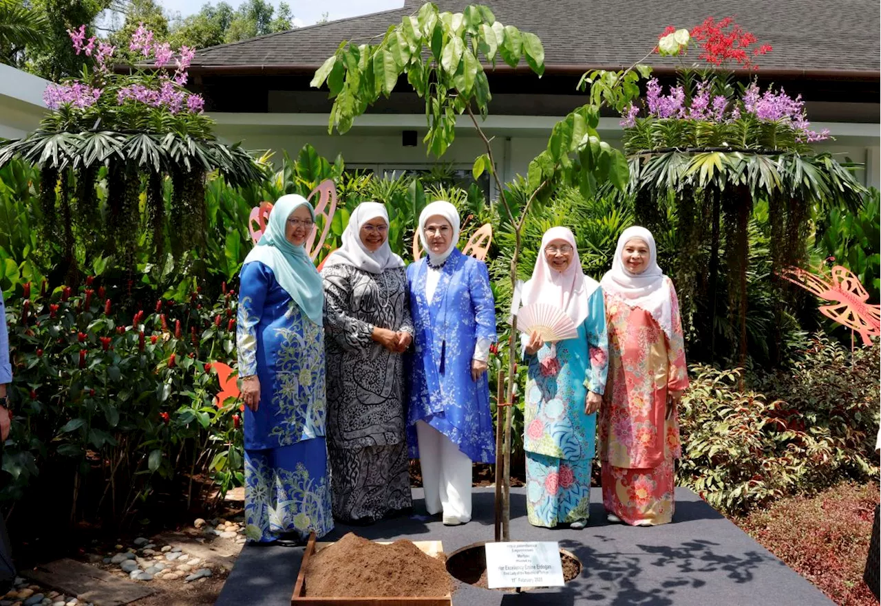 Turkiye first lady visits Perdana Botanical Gardens