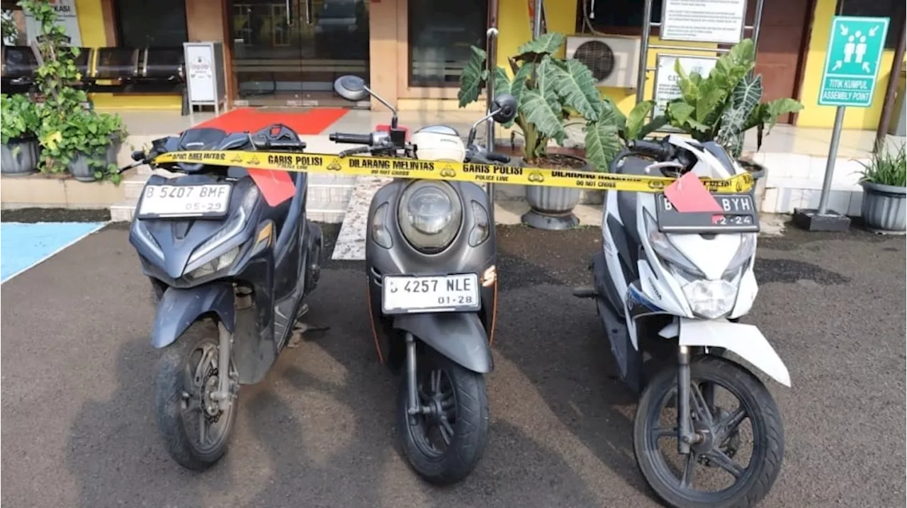 Tiga Residivis Ditangkap, Komplotan Pencurian Sepeda Motor di Jakarta Barat Digungkang