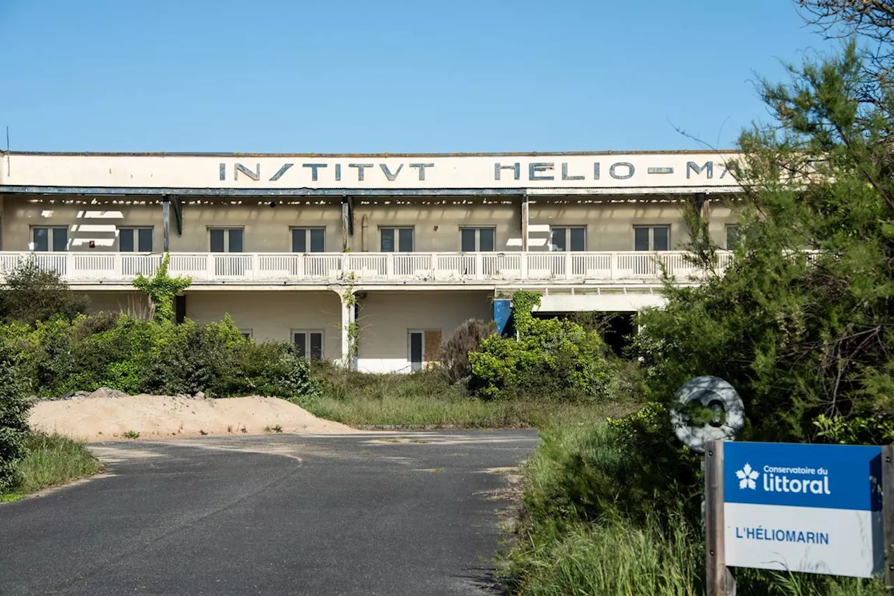 Conservatoire du Littoral : démolition de l'ex-Institut hélio-marin de Labenne