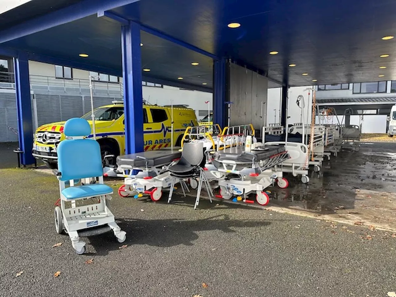 Submersion en Gironde en 2024 : à Arès, une partie de l’hôpital a été inondée et les patients déplacés