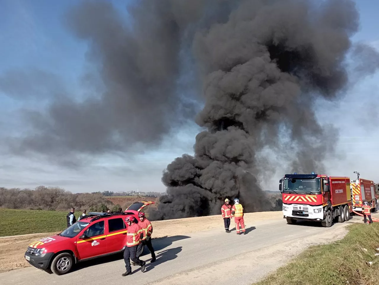 Vidéo. Orthez : un nouvel incendie au centre d’enfouissement des déchets, il y a deux ans