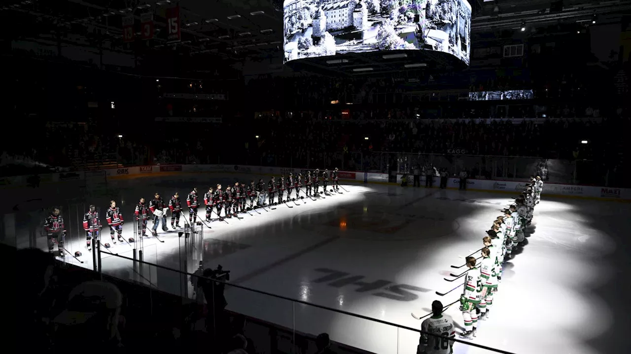 Tyst minut för skolskjutningens offer i SHL-återstarten