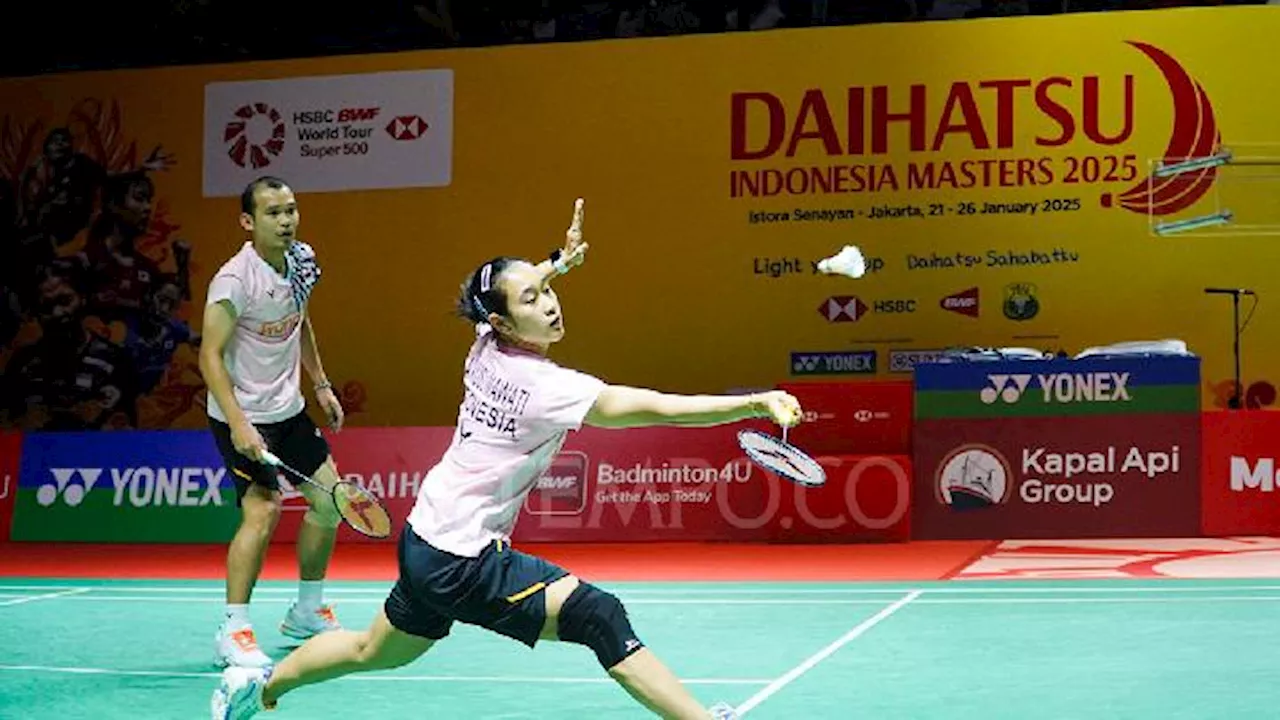 Rinov/Lisa Berikan Keunggulan Indonesia Atas Hong Kong di BADMINTON ASIA MIXED TEAM CHAMPIONSHIPS 2025