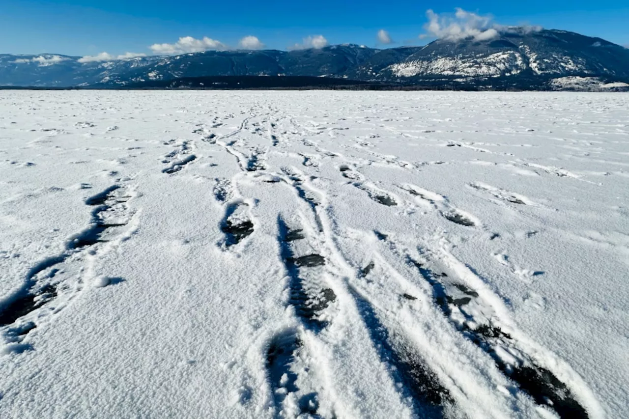 Search Ends in Tragedy After Man Falls Through Ice on Shuswap Lake