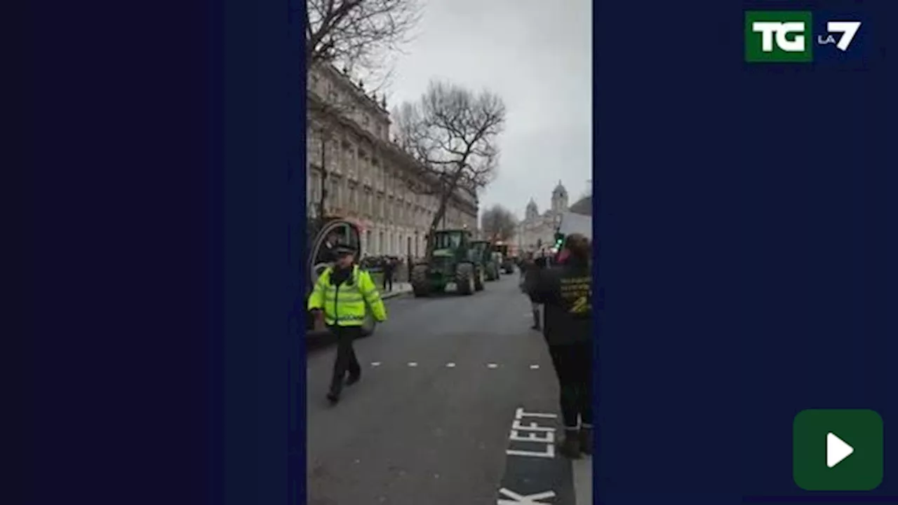 Torna la protesta dei trattori a Londra