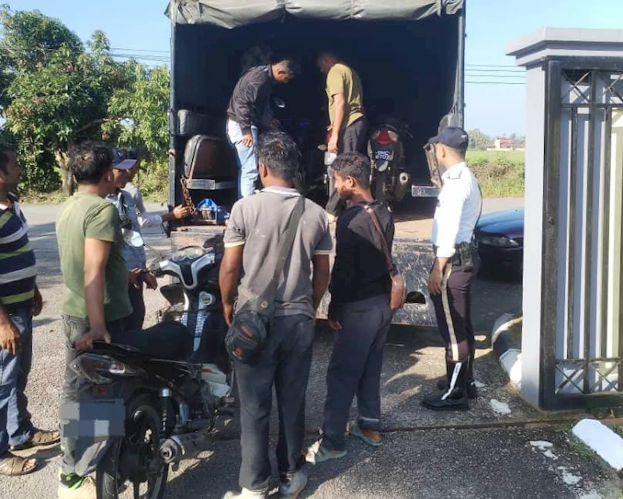 Rohigya Individuals Face Crackdown for Illegal Motorcycle and Car Use in Malaysia