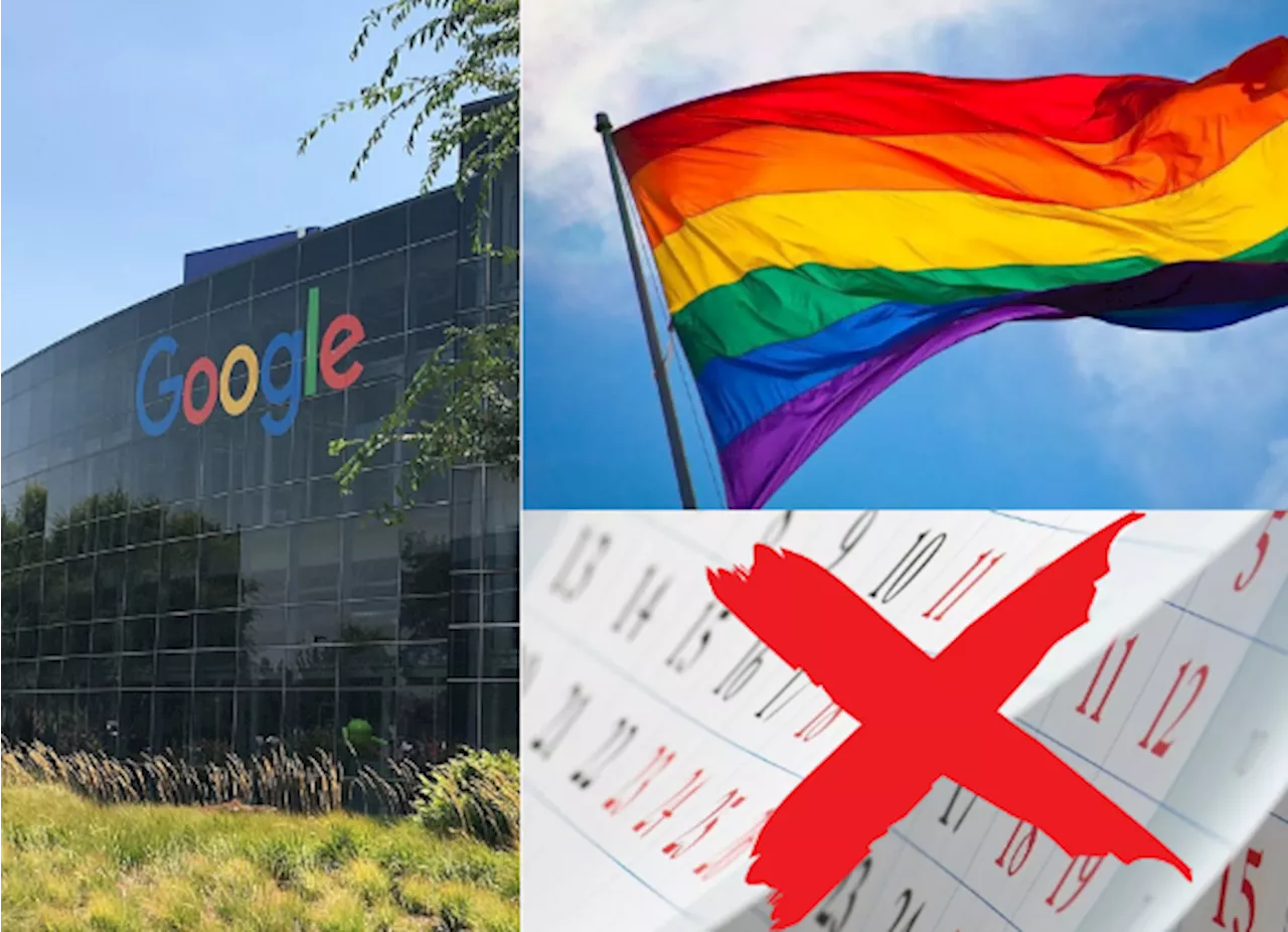 Google remueve el Mes del Orgullo de su calendario; desplazan sistemas de inclusión y diversidad