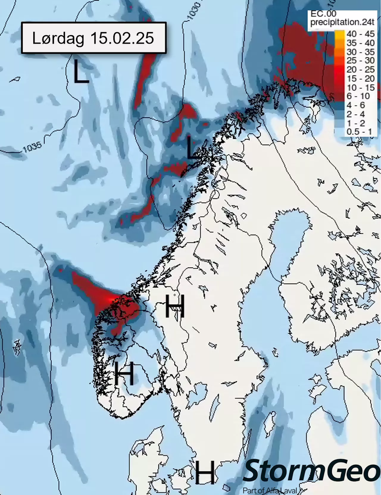 Vinterferievær: Sol og snø i Sør-Norge, skyet vær i Nord