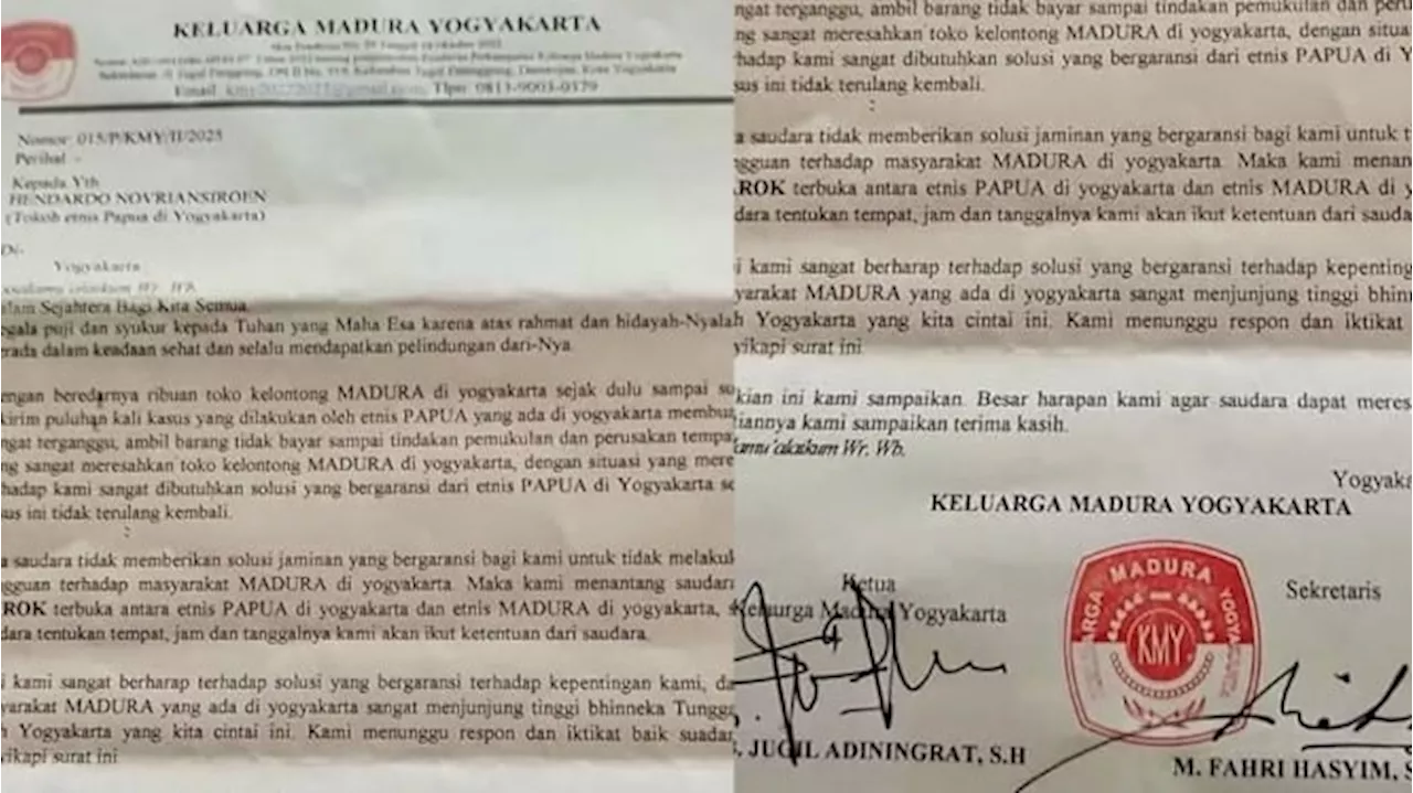 Deretan Fakta Kasus Keluarga Madura Tantang Carok Komunitas Papua di Yogyakarta, Tersangka Telah Ditangkap