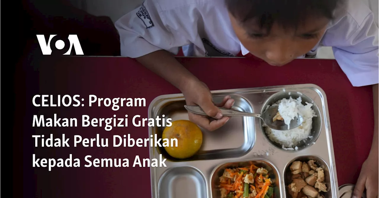 Pakar Kritik Program Makan Bergizi Gratis: Potensi Tidak Tepat Sasaran