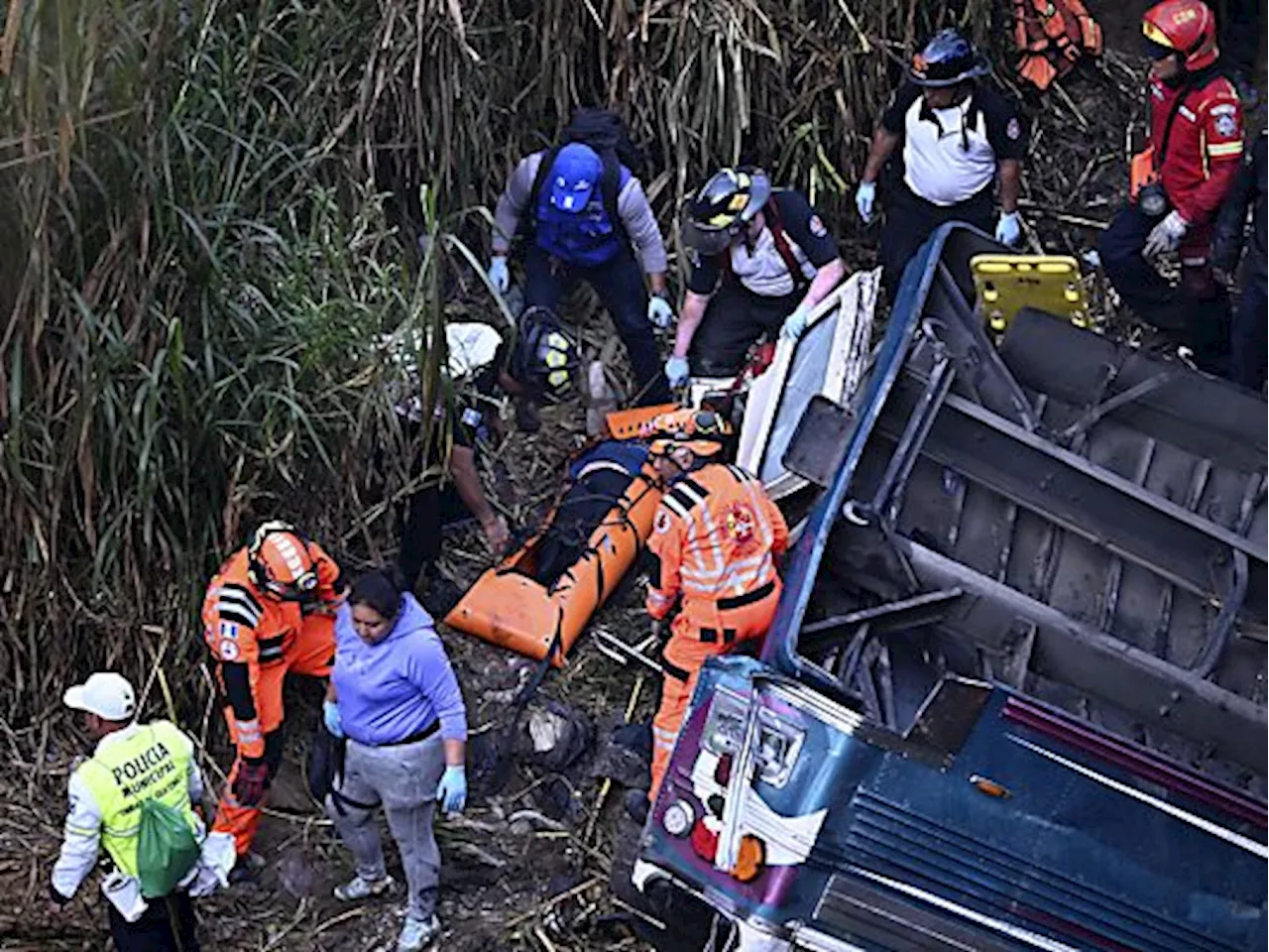 Mindestens 55 Tote bei Busunglück in Guatemala