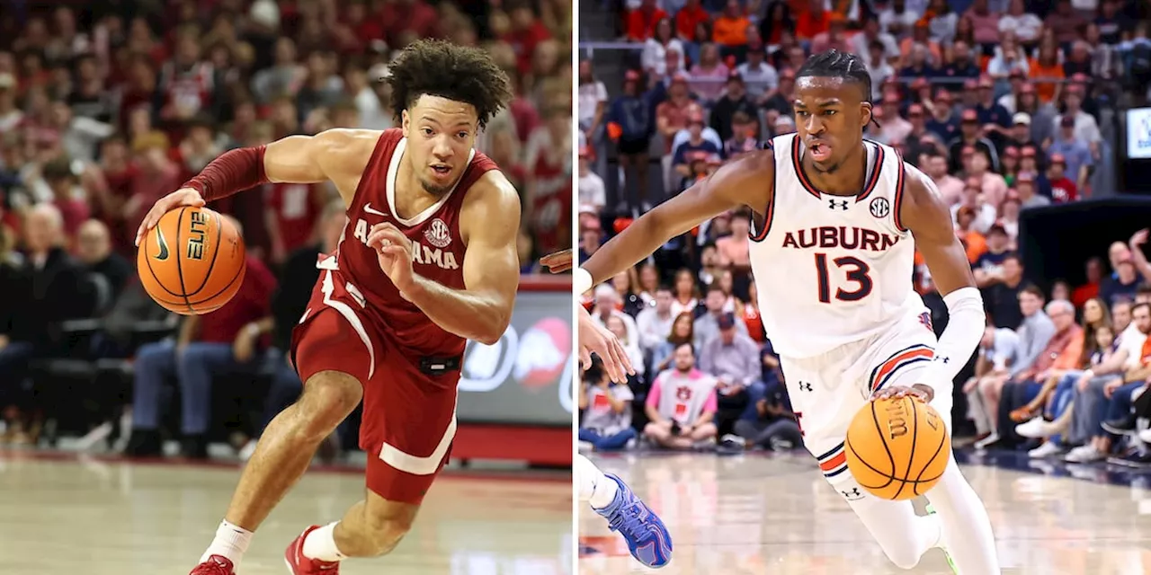 Auburn and Alabama to play first game between No. 1 and No. 2 in SEC history