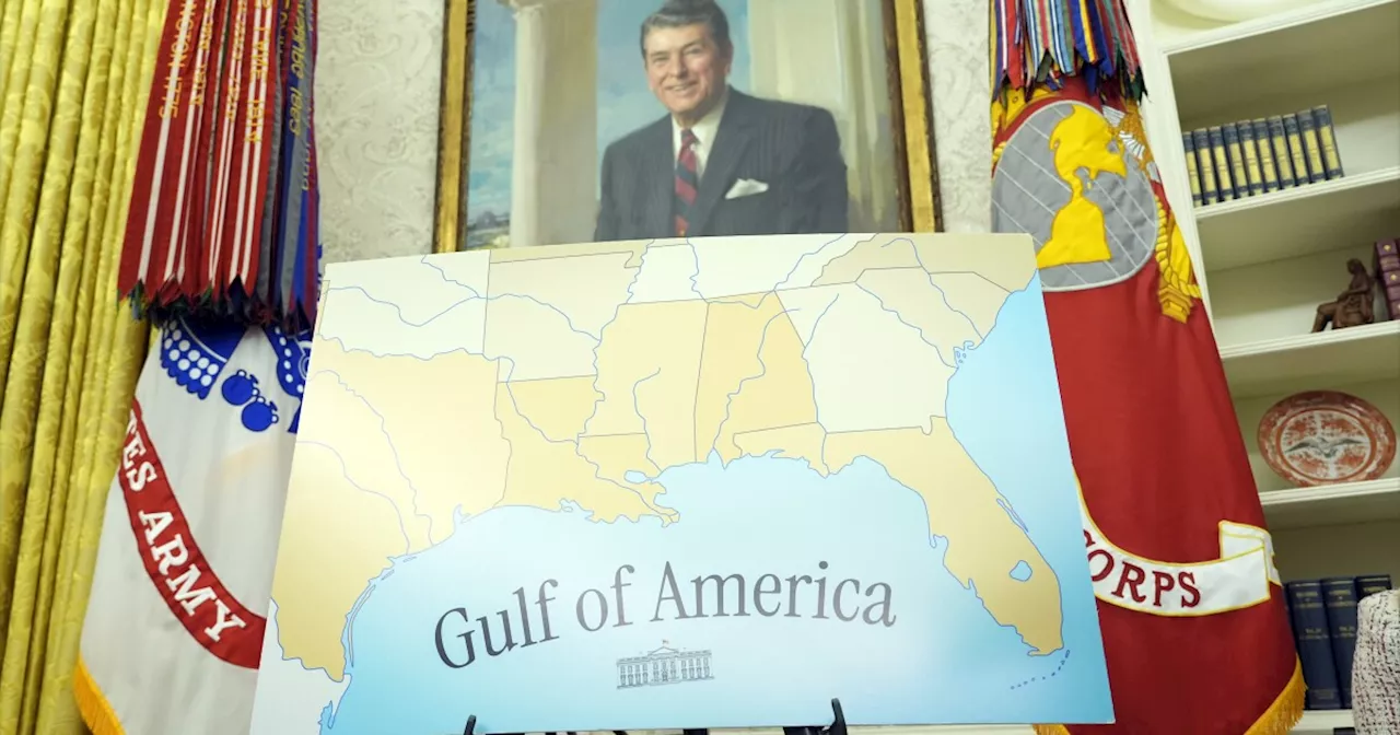 White House bars AP reporter from Oval Office because of AP style policy on 'Gulf of America'