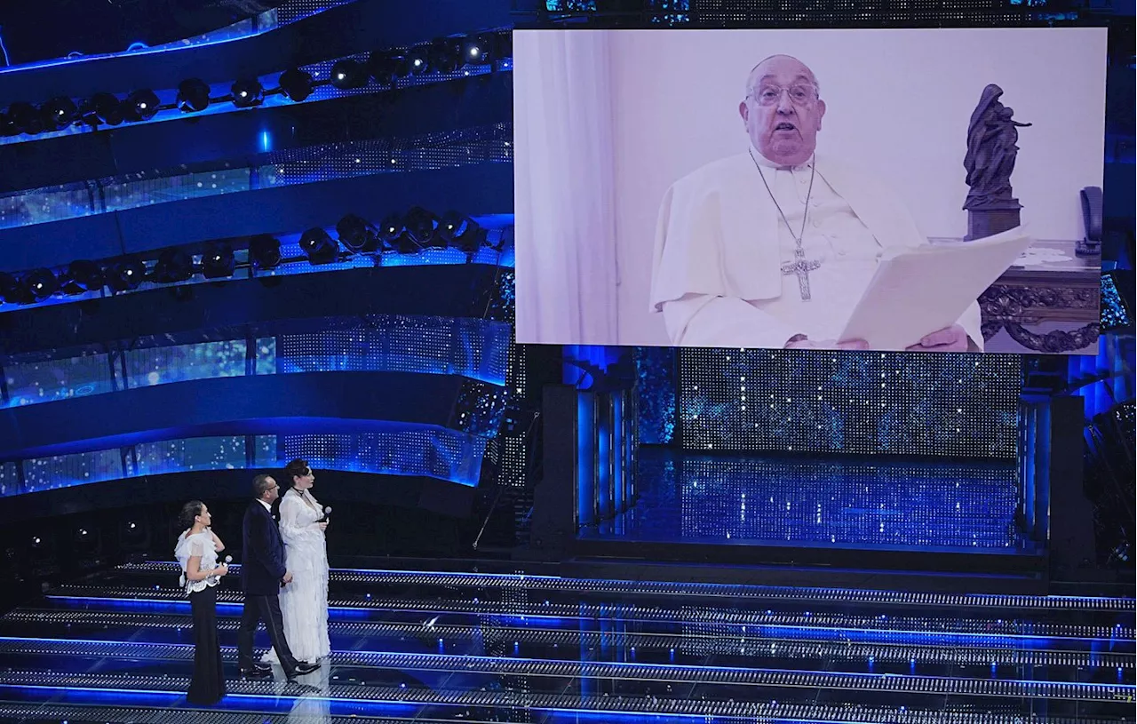 Le pape François envoie un message de paix depuis Sanremo