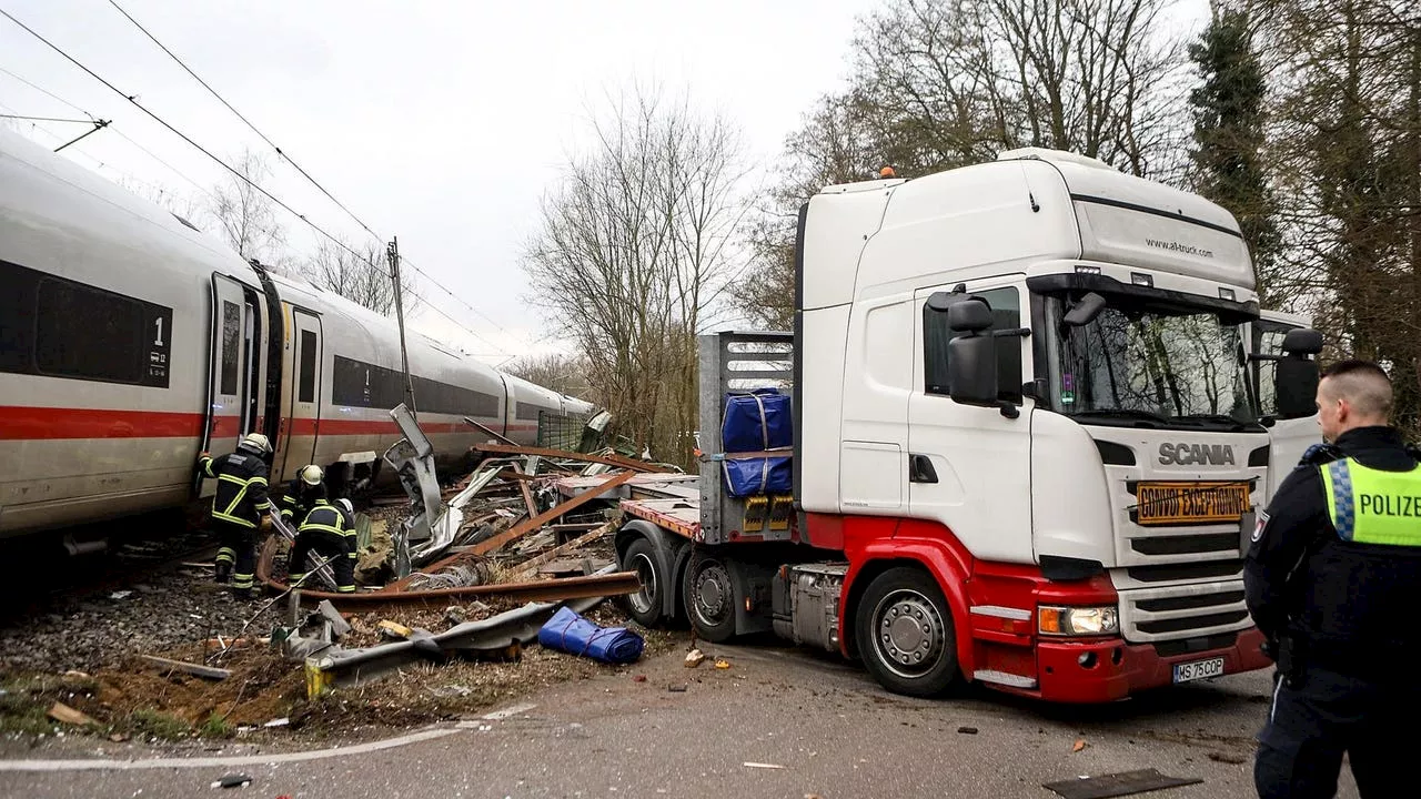 Muere un hombre y 25 heridos tras colisión de tren con camión en Alemania