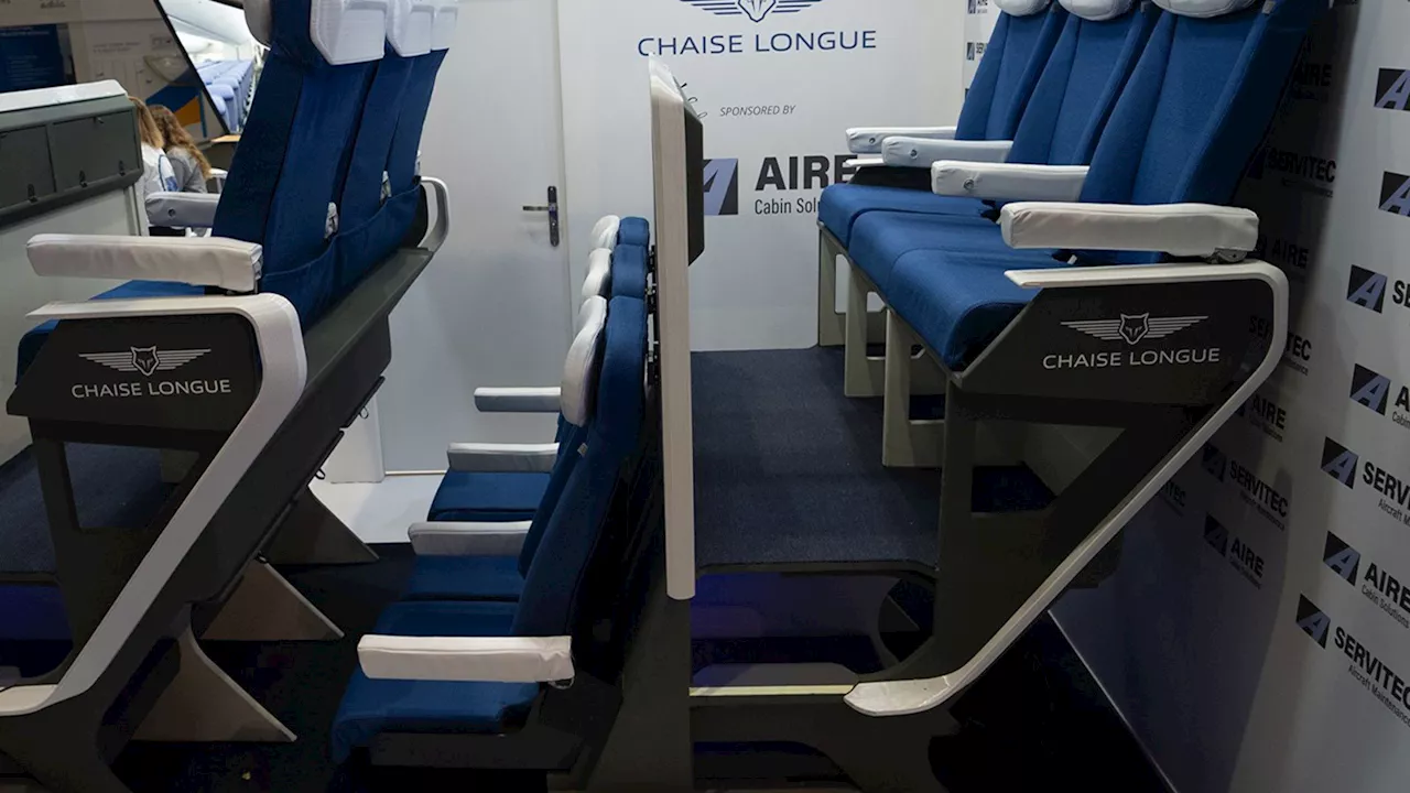 Double-Level Airplane Seats: Airbus Teams Up With Chaise Longue to Explore the Concept