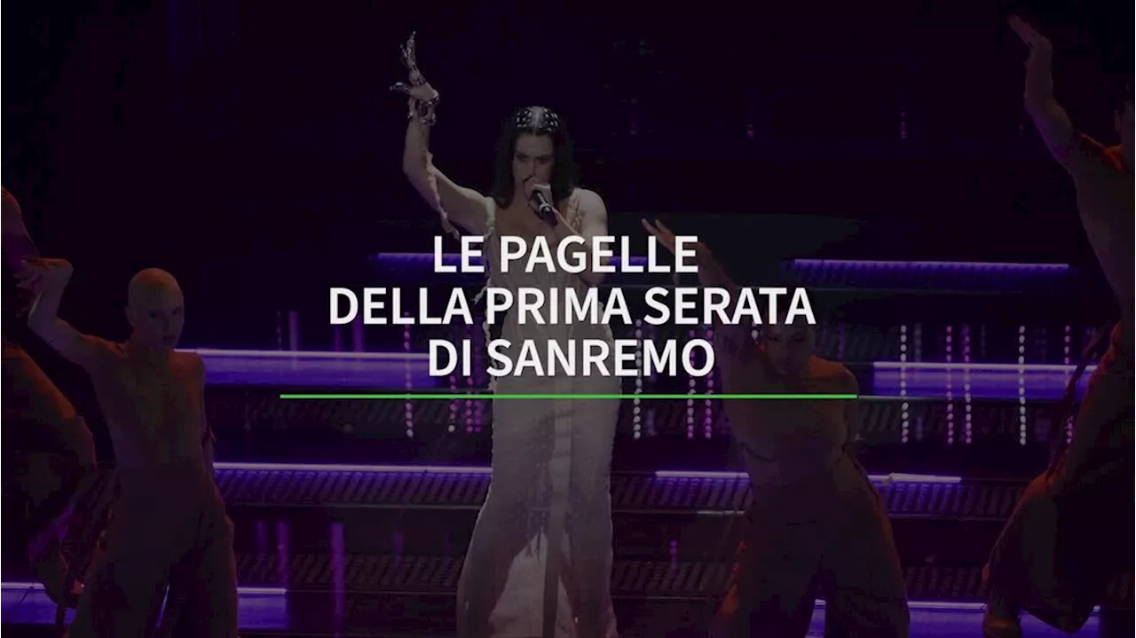 Le pagelle della prima serata di Sanremo 2025