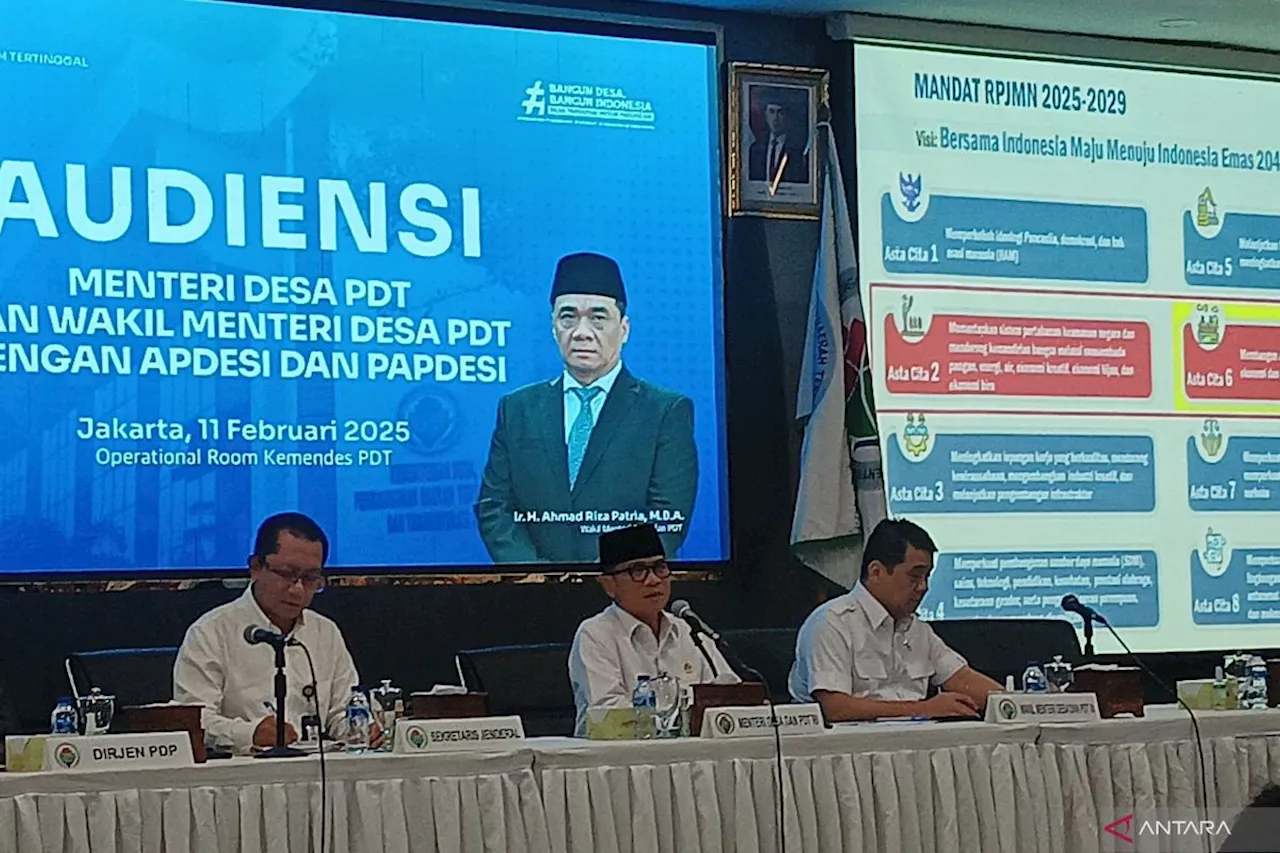 Mendes PDT Serukan Kolaborasi Apdesi dan Papdesi dalam Pembangunan Desa