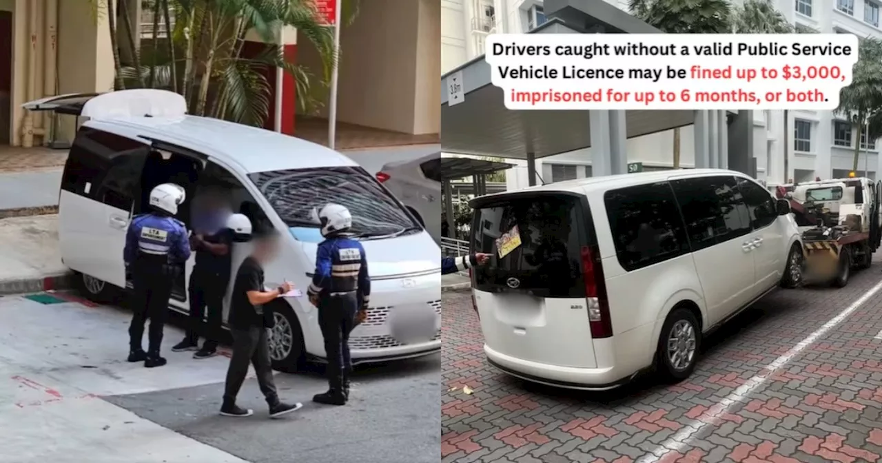 Four Drivers Nabbed for Illegal Cross-Border Ride-Hailing Services in Singapore